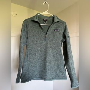 Blue Patagonia 3/4 zip up